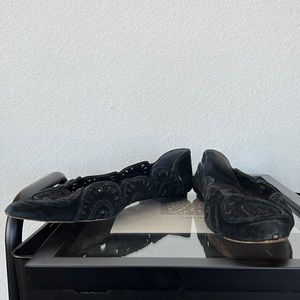 Tory Burch Black Flats size 10